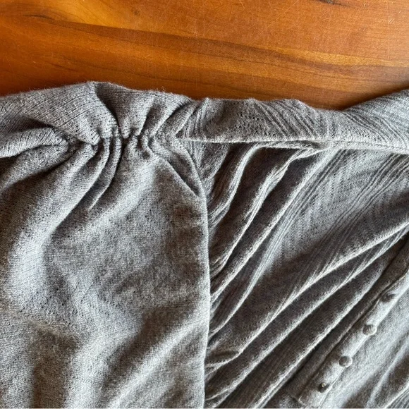 Democracy Women's Sweater with Button Accents and Side Ruching. Plus Size 3X - Picture 11 of 13